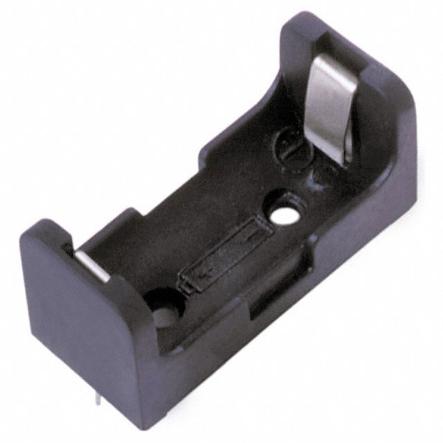 Battery Holder (Open) 2/3A 1 Cell PC Pin